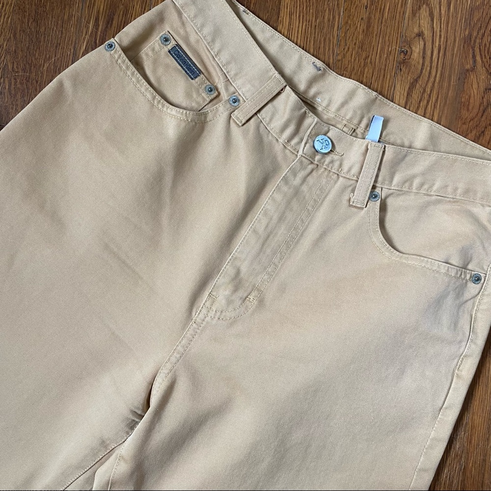 Calvin Klein Vintage High Rise Straight 5 Pocket Jeans - Picture 3 of 9